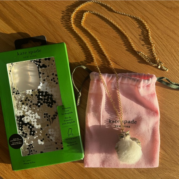 kate spade Jewelry - Kate Spade Gold Necklace with White Owl Pendant - offer expires 11/10